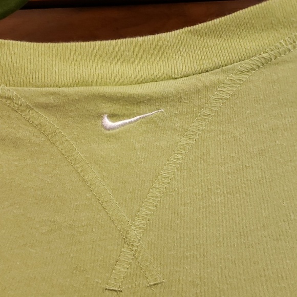 Nike long Sleeve V Neck Green Blouse Size M - Picture 5 of 7
